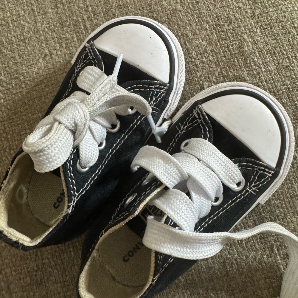 Converse Black and White Chuck Taylor Sneakers